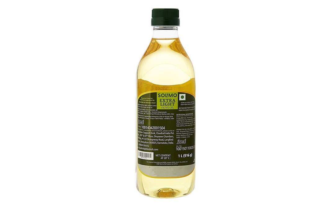 Solimo Extra Light Olive Oil    Plastic Bottle  1 litre